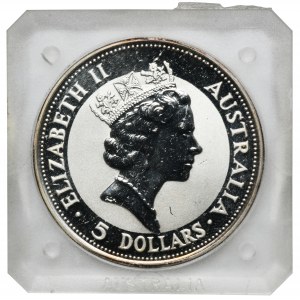 Australia, Elizabeth II, 5 Dollars 1991 - Kookaburra