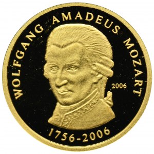 Togo, 1500 Franków 2006 - Wolfgang Amadeusz Mozart