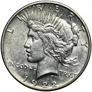 USA, 1 Dollar San Francisco 1922 S - Frieden
