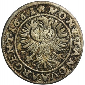 Śląsk, Księstwo Brzesko-Legnicko-Wołowskie, Jerzy III Brzeski, 3 Krajcary Brzeg 1661
