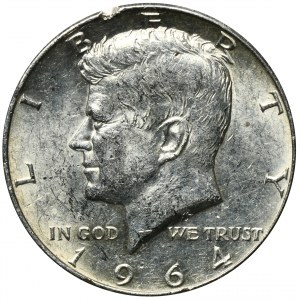 USA, 1/2 Dolara Filadelfia 1964 - Kennedy