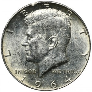 USA, 1/2 Dollar Philadelphia 1964 - Kennedy