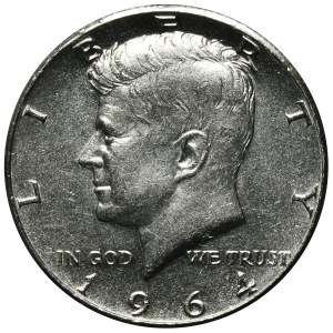 USA, 1/2 Dolara Filadelfia 1964 - Kennedy
