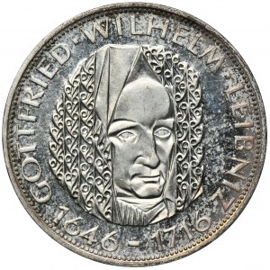 Germany, FRG, 5 Mark Munich 1966 D - Gottfried Wilhelm Leibniz