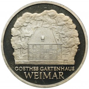 Deutschland, DDR, 5 Mark 1982 A - 150. Todestag von Johann Wolfgang von Goethe