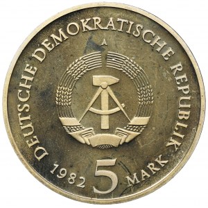 Niemcy, NRD, 5 Marek 1982 A - 150. rocznica Śmierci Johanna Wolfganga von Goethego