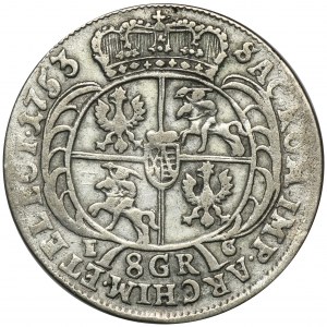August III. Sachsen, Zwei-Zloty Leipzig 1753 EG