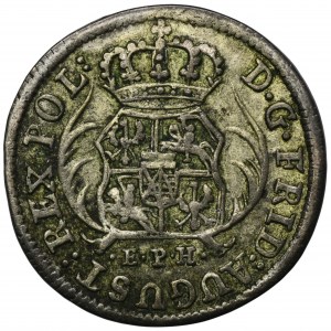 Augustus II. der Starke, 1/12 Taler (zwei Groschen) Leipzig 1713 EPH