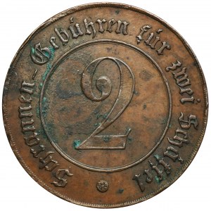Germany, Bavaria, Notgeld Munich 2 Marc 1844