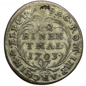 Augustus II the Strong, 1/12 Thaler Dresden 1703 ILH