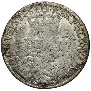 August III Sas, Sixpence Leipzig 1753 - Stückelung SZ - RARE