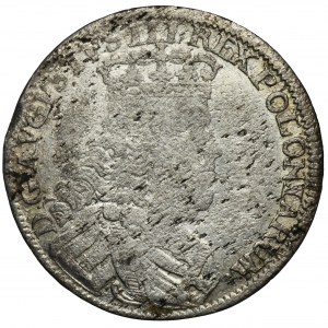 Augustus III of Poland, 6 Groschen Leipzig 1753 - denomination SZ - RARE