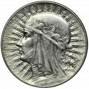 Głowa Kobiety, 5 złotych Warszawa 1933