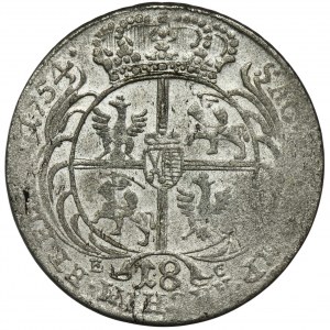 Augustus III of Poland, 1/4 Thaler Leipzig 1754 EC
