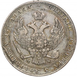 3/4 Rubel = 5 Zloty Warschau 1838 MW