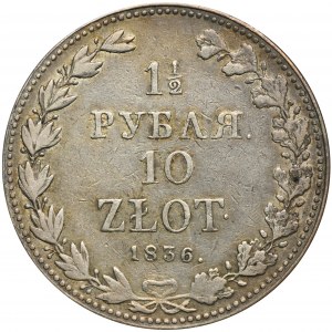 1 1/2 Rubel = 10 Zloty Warschau 1836 MW