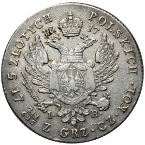 Kingdom of Poland, 5 zloty Warsaw 1817 IB - RARE