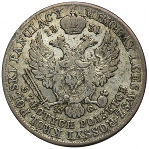 Kingdom of Poland, 5 zloty Warsaw 1831 KG