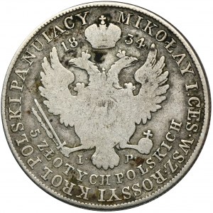 Królestwo Polskie, 5 złotych Warszawa 1834 IP