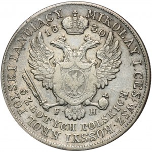 Königreich Polen, 5 Zloty Warschau 1830 FH
