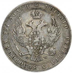 3/4 Rubel = 5 Zloty Warschau 1840 MW