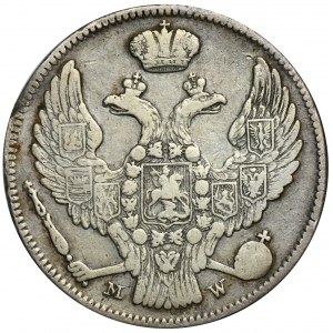 30 Kopeken = 2 Zloty Warschau 1837 MW