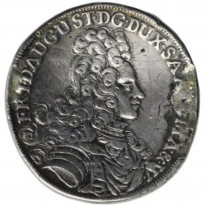 Deutschland, Sachsen, Friedrich August I., 2/3 Taler (Gulden) Dresden 1696 IK