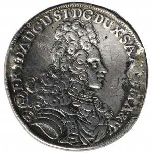 Niemcy, Saksonia, Fryderyk August I, 2/3 Talara (gulden) Drezno 1696 IK