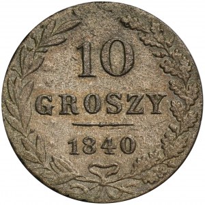 10 groschen Warsaw 1840 MW