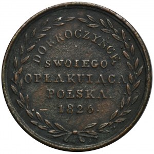 Medal Benefactor of Her Mourning Poland 1826