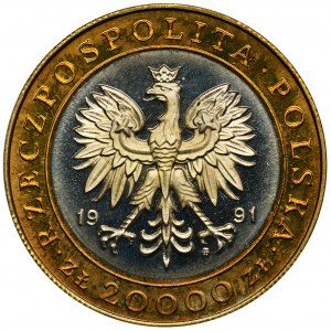 20,000 gold 1991 225 years of the Warsaw Mint