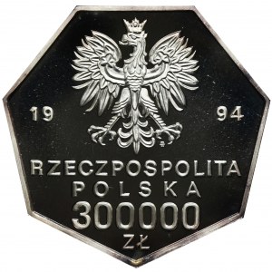 300.000 PLN 1994 70. Jahrestag der Wiederbelebung der Bank von Polen