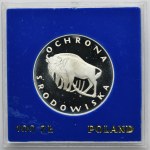 100 złotych 1977 Ochrona Środowiska Żubr