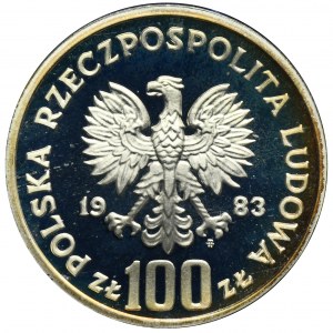 100 złotych 1983 Ochrona Środowiska Niedźwiedź