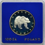 100 PLN 1983 Environmental Protection Bear