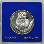 500 złotych 1986 Ochrona Środowiska Sowa Z Młodymi