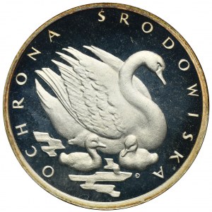 500 złotych 1984 Ochrona Środowiska Łabędź