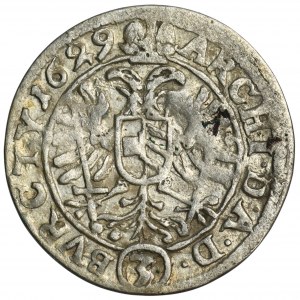 Österreich, Ferdinand II, 3 Krajcars Wien 1629 - Rückseitiges Münzzeichen