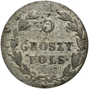 Königreich Polen, 5 polnische Grosze Warschau 1820 IB - RARE