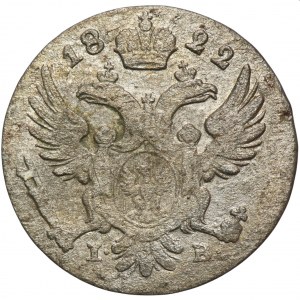 Königreich Polen, 5 polnische Grosze Warschau 1822 IB - RARE