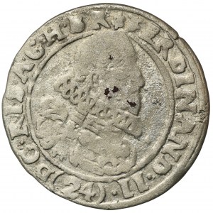 Schlesien, Habsburgische Herrschaft, Ferdinand II, 24 Krajcary Nysa 1623 - ROTH