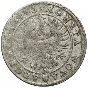 Schlesien, Herzogtum Legnicko-Brzesko-Wołowskie, Chrystian Wołowski, 15 Krajcarów Brzeg 1663