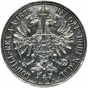Austria, Franz Joseph I, 1 Florin Wien 1875