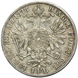 Österreich, Franz Joseph I., 1 Floren Wien 1878