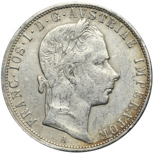 Austria, Franz Joseph I, 1 Florin Wien 1858 A