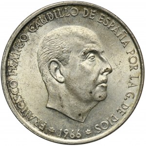 Spain, Francisco Franco, 100 Pesetas Madrid 1966