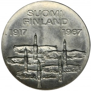 Finlandia, 10 Marek Helsinki 1967- 50. rocznica Niepodległości