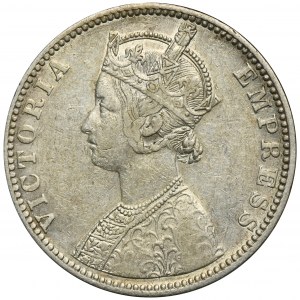 Britisches Indien, Victoria, 1 Rupie Bombay 1889 B