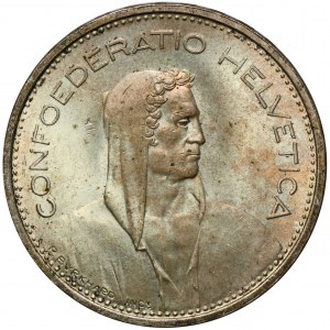 Switzerland, 5 Francs Bern 1966 B