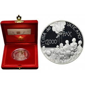 Vatican, 2.000 lira 2001 John Paul II - Peace Dialogue